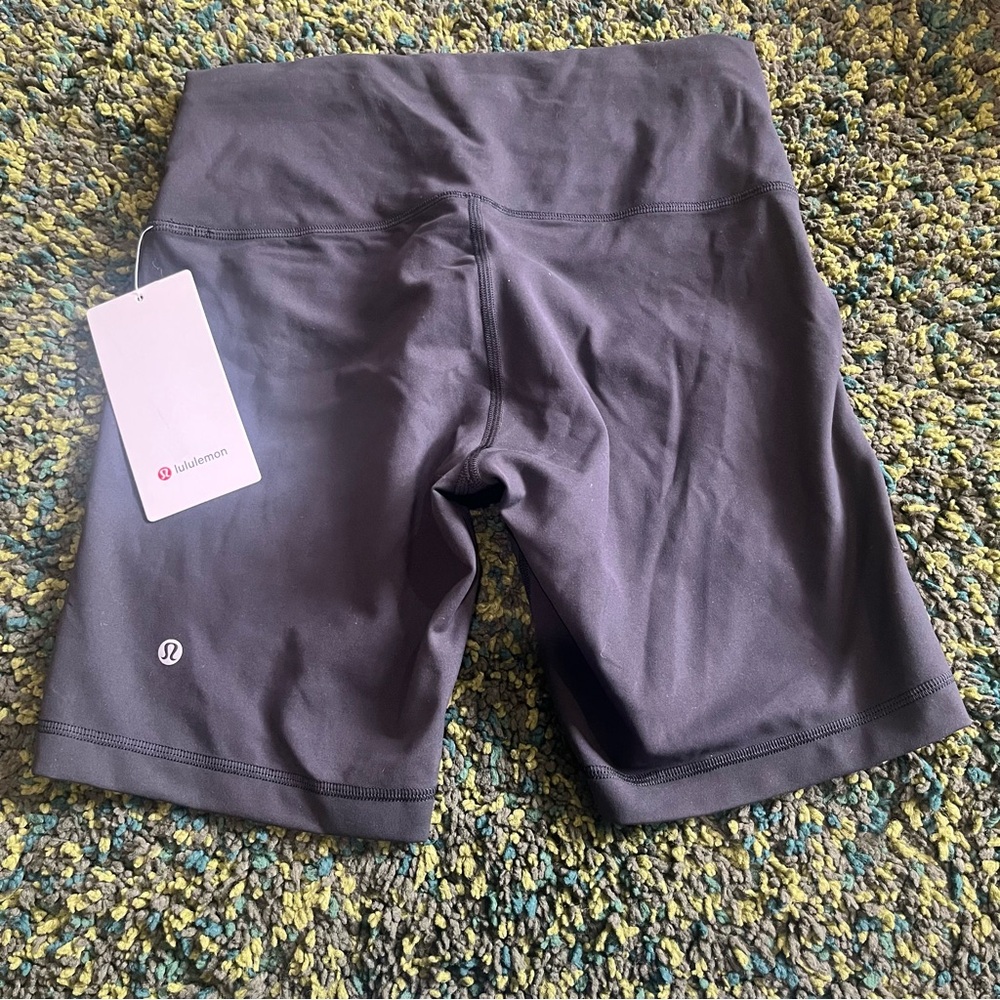 lululemon athletica black High-Rise Biker Shorts